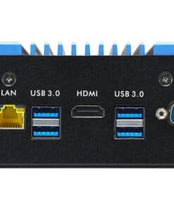 Shuttle BPCAL02-i7 industrieel Box-PC, Core i7-1255U, 2x SO-DIMM, 2x LAN, 1x COM, 1xHDMI, 4x USB, ventilatorloos, 24/7 permanent gebruik Barebone