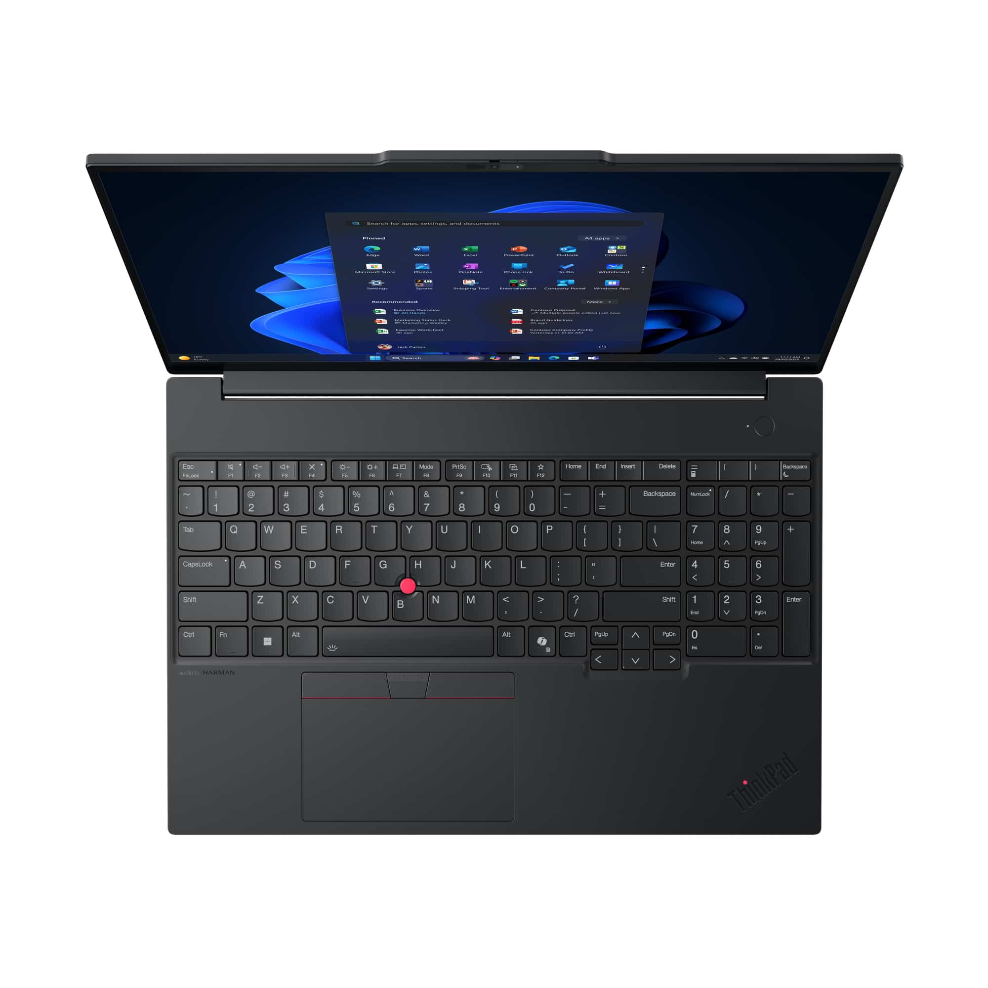 Lenovo ThinkPad E16 Gen 3 (Intel) Copilot+ PC Intel Core Ultra 5 226V Laptop 40,6 cm (16") WUXGA 16 GB LPDDR5x-SDRAM 512 GB SSD Wi-Fi 6E (802.11ax) Windows 11 Pro Engels Zwart - Afbeelding 4