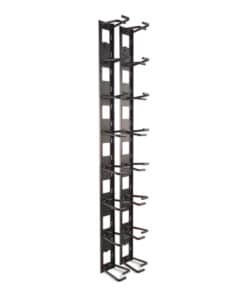 APC Verticale kabelorganizer, 8 kabelringen, nul U - Afbeelding 2