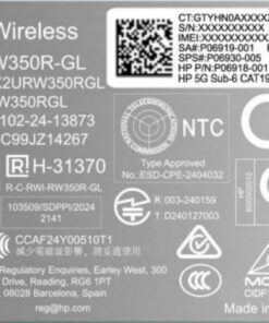 HP 5G Sub-6 WWAN interfacekaart/-adapter Intern