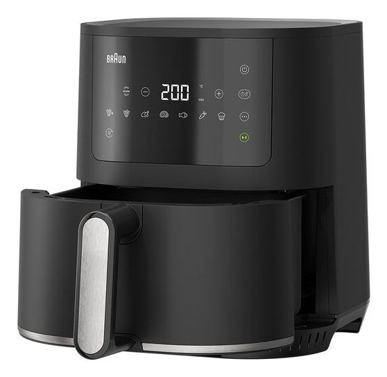 Braun MultiFry 3 Enkel 4,3 l Vrijstaand 1500 W Heteluchtfriteuse Zwart - Afbeelding 2
