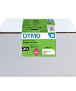 DYMO originele kleine LabelWriter multifunctionele labels | 19 mm x 51 mm | 24 met elk 500 labels (12.000 zelfklevende etiketten) | Gemakkelijk te verwijderen labels | voor LabelWriter labelprinters