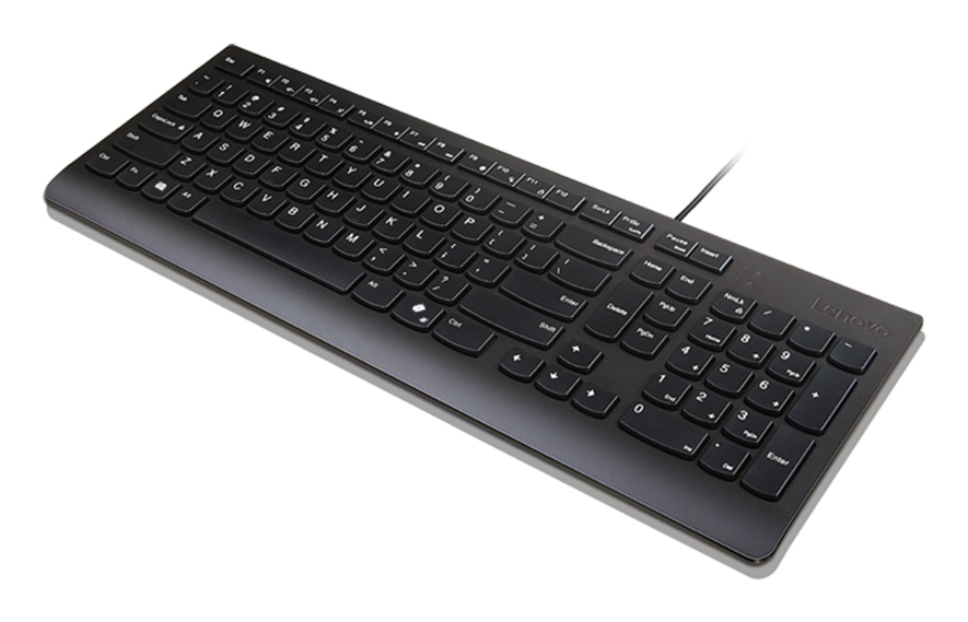 Lenovo 4Y41R64637 toetsenbord Thuis/Werk USB Belgisch, Engels Zwart - Afbeelding 2