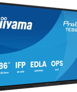 iiyama TE8613A-B2AG beeldkrant Kiosk-ontwerp 2,17 m (85.6") Wifi 500 cd/m² 4K Ultra HD Zwart Touchscreen Type processor Android 24/7 Monitor