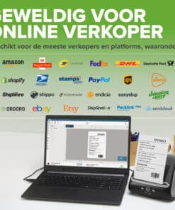 DYMO LabelWriter 5XL Labelprinter | Automatische labelherkenning labelmaker | Drukt extra brede verzendlabels af voor Amazon, DHL en meer | Perfect voor webwinkeliers | Tweepolige EU-stekker - Afbeelding 6