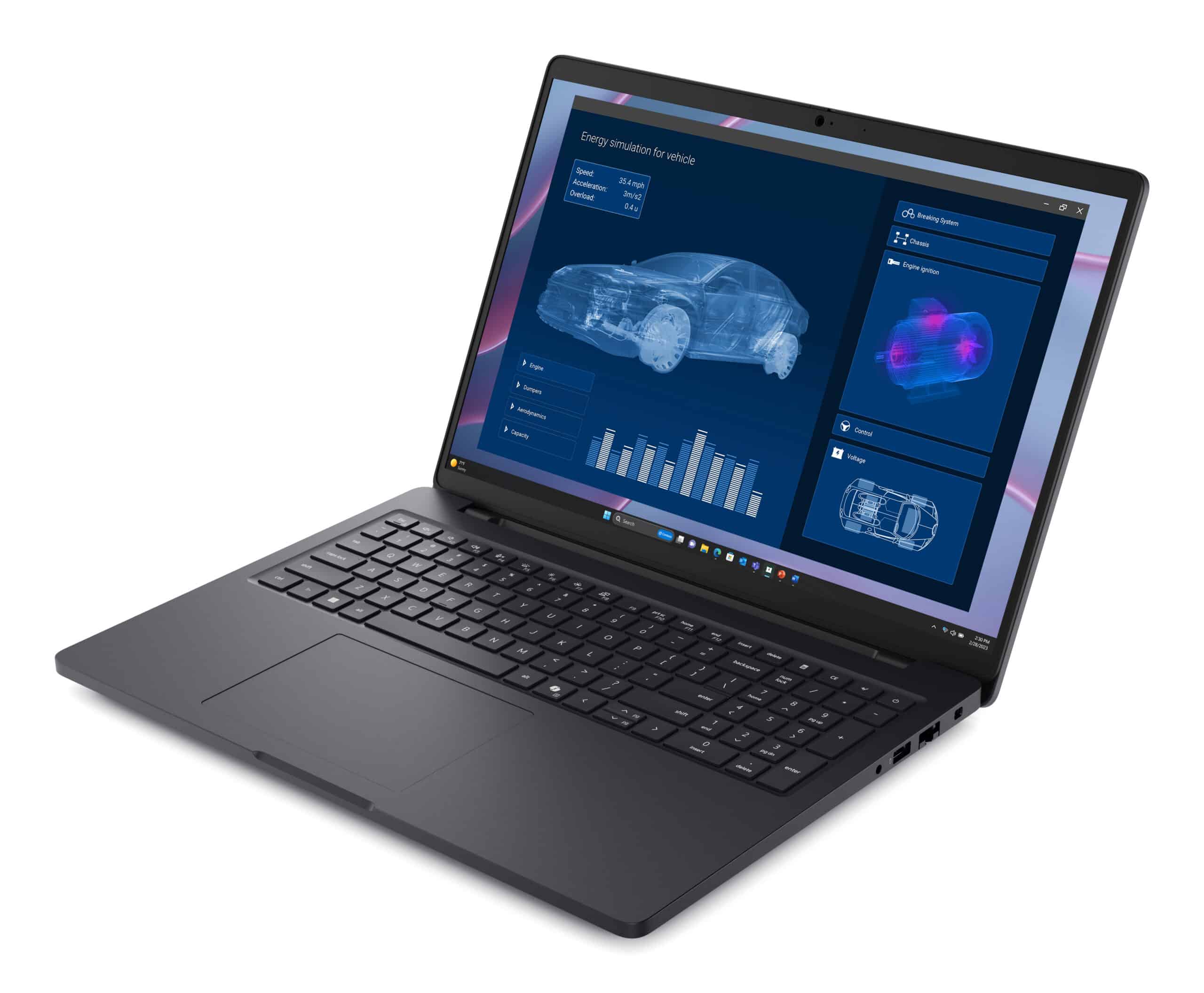 DELL Pro Max 16 MC16255 Copilot+ PC AMD Ryzen AI 7 PRO 350 Laptop 40,6 cm (16") Full HD+ 32 GB LPDDR5x-SDRAM 512 GB SSD NVIDIA RTX PRO 500 Blackwell Wi-Fi 7 (802.11be) Windows 11 Pro Belgisch Zwart - Afbeelding 3