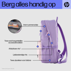 HP Campus Backpack, lavendel