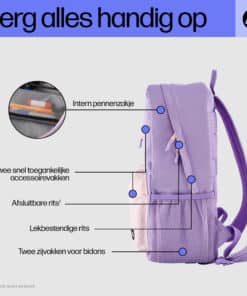 HP Campus Backpack, lavendel