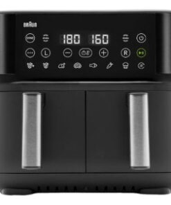 Braun TD 3030I BK Dubbel 8 l Vrijstaand 2850 W Heteluchtfriteuse Zwart