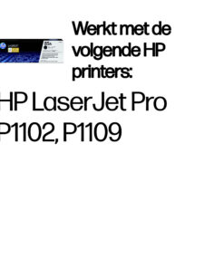 HP 85A originele zwarte LaserJet tonercartridge
