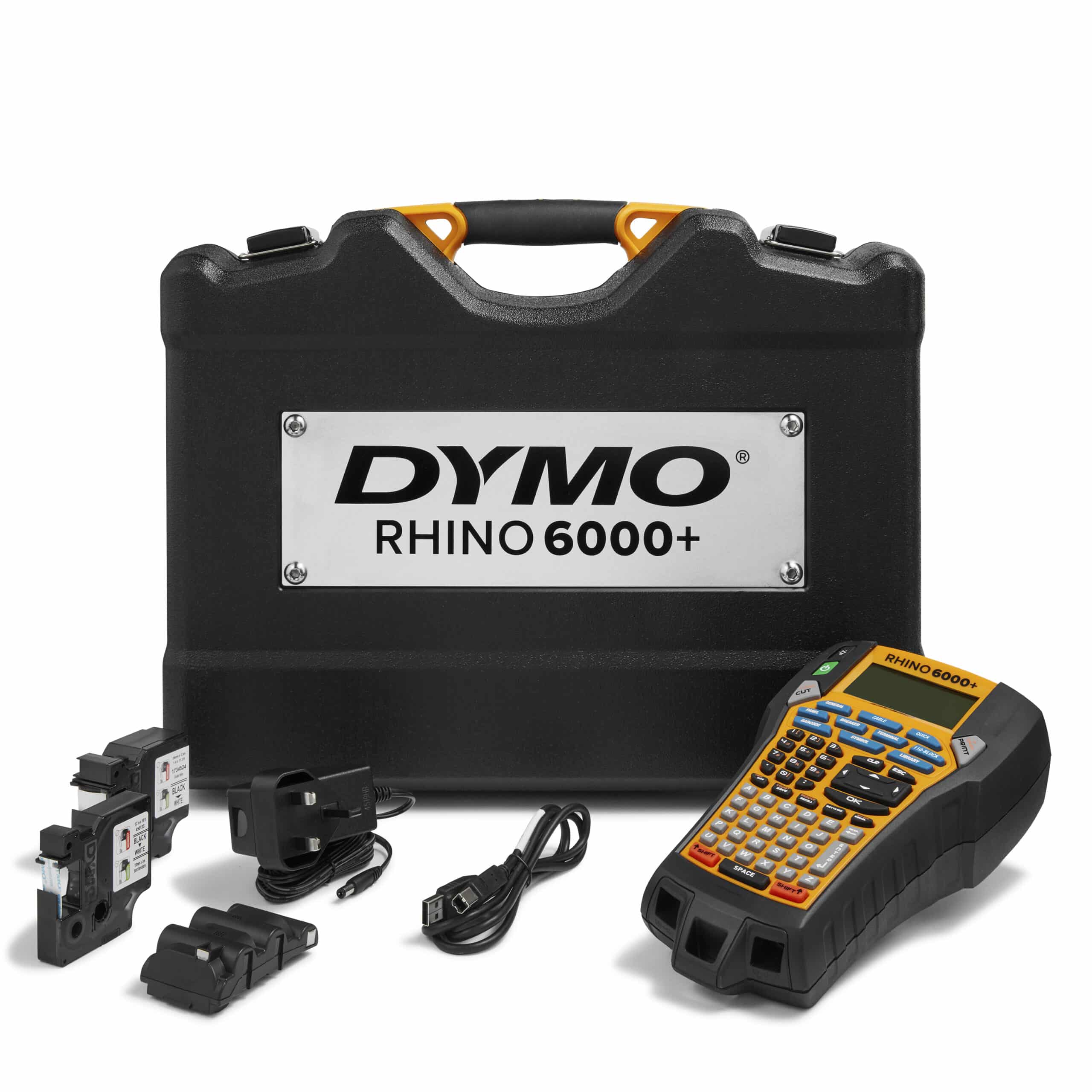 DYMO 2122967 RHINO 6000ABC CASE UK labelprinter Direct thermisch/Thermische overdracht 10,16 mm/sec Indonesisch ABC