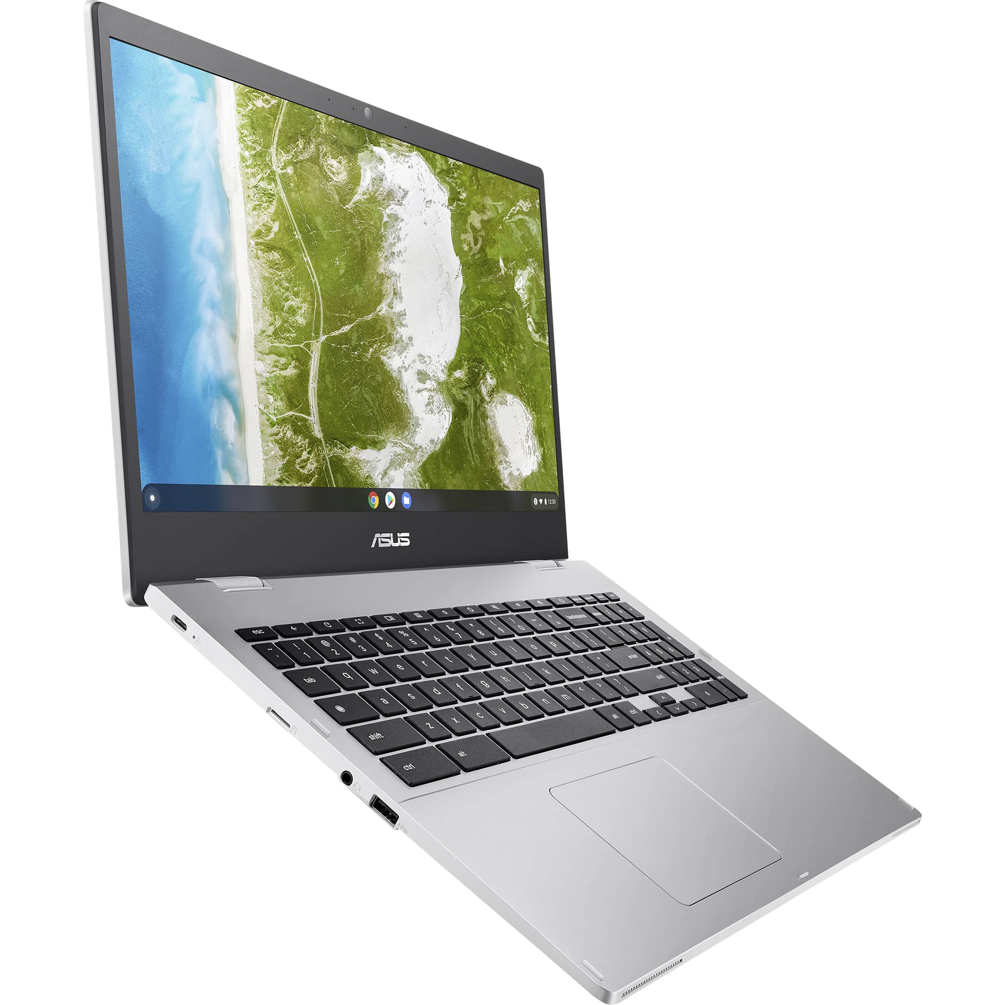 ASUS Chromebook CX1 CX1500CKA-NJ0382 Intel® Celeron® N N4500 39,6 cm (15.6") Full HD 4 GB LPDDR4x-SDRAM 128 GB eMMC Wi-Fi 6 (802.11ax) ChromeOS Belgisch Zilver - Afbeelding 5