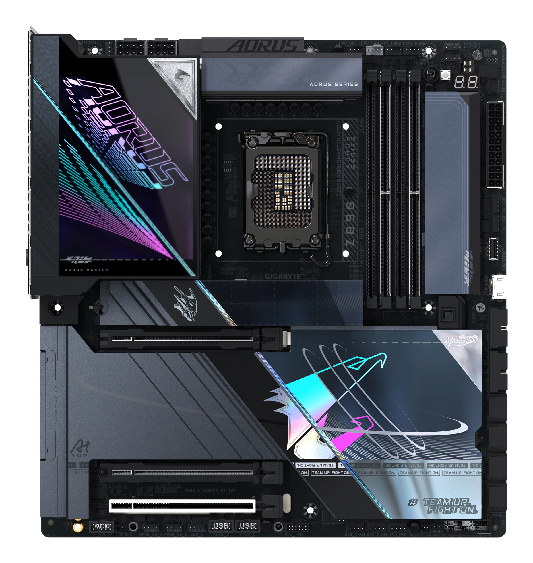 GIGABYTE Z890 AORUS MASTER AI TOP Intel Z890 LGA 1851 (Socket V1) Verlengd ATX - Afbeelding 2