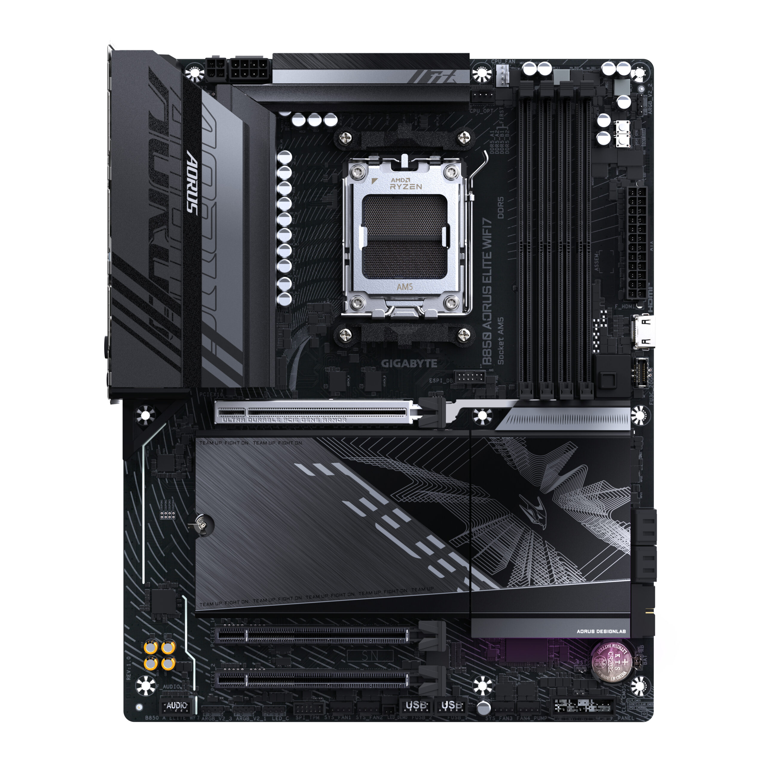 GIGABYTE B850 AORUS ELITE WIFI7 AMD B850 Socket AM5 ATX - Afbeelding 2