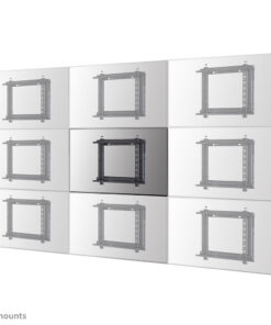 Neomounts WL95-800BL1 Video wall mount, 42-70", pop-out/lportrait & land, Black