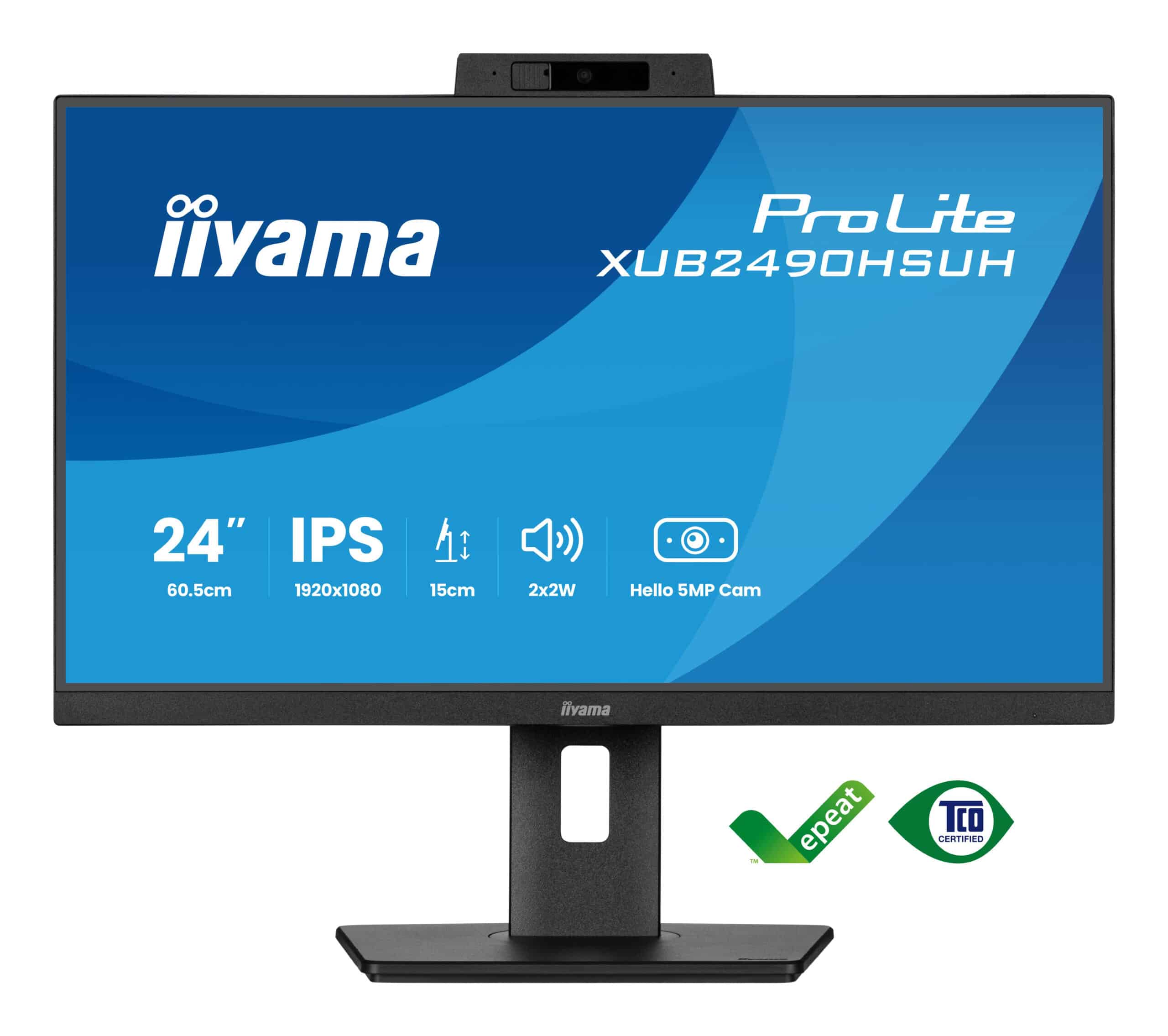 iiyama XUB2490HSUH-B2 computer monitor 60,5 cm (23.8") 1920 x 1080 Pixels Full HD LED Zwart - Afbeelding 2