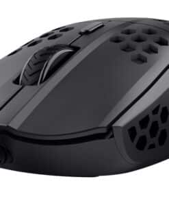 Trust GXT 928 Helox Gaming Muis - Ultralichte gamingmuis – 6 programmeerbare knoppen – 6400 DPI – Zwart