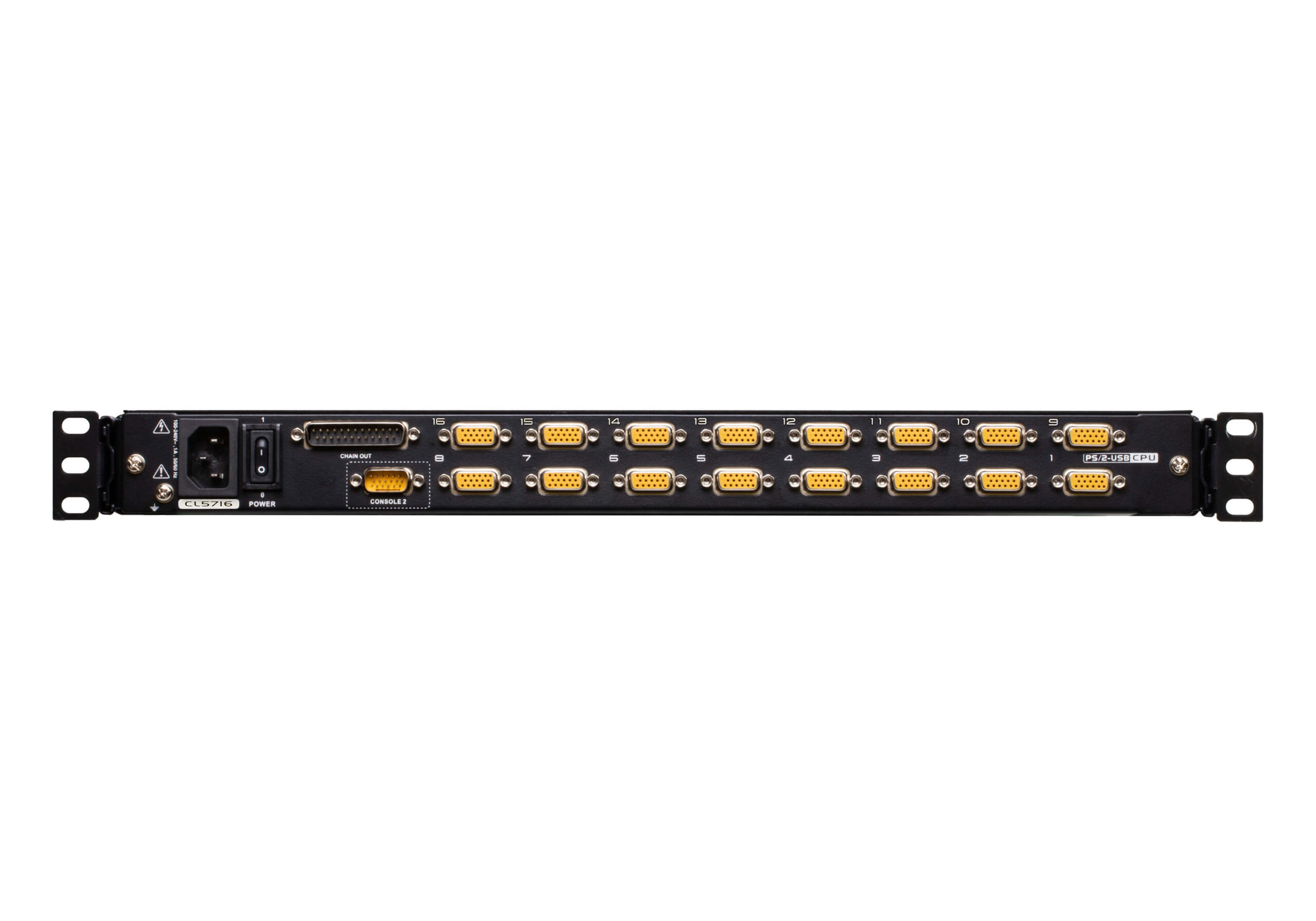 ATEN 16-Poorts PS/2-USB VGA LCD KVM Schakelaar met Ketenverbinding Poort en USB Randapparatuur Ondersteuning - Afbeelding 5