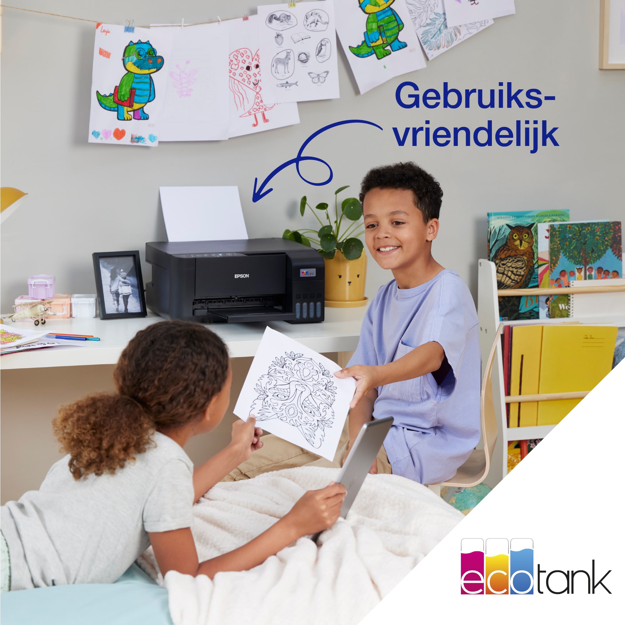 Epson EcoTank ET-2861 A4 multifunctionele Wi-Fi-printer met inkttank, inclusief tot 3 jaar inkt - Afbeelding 8