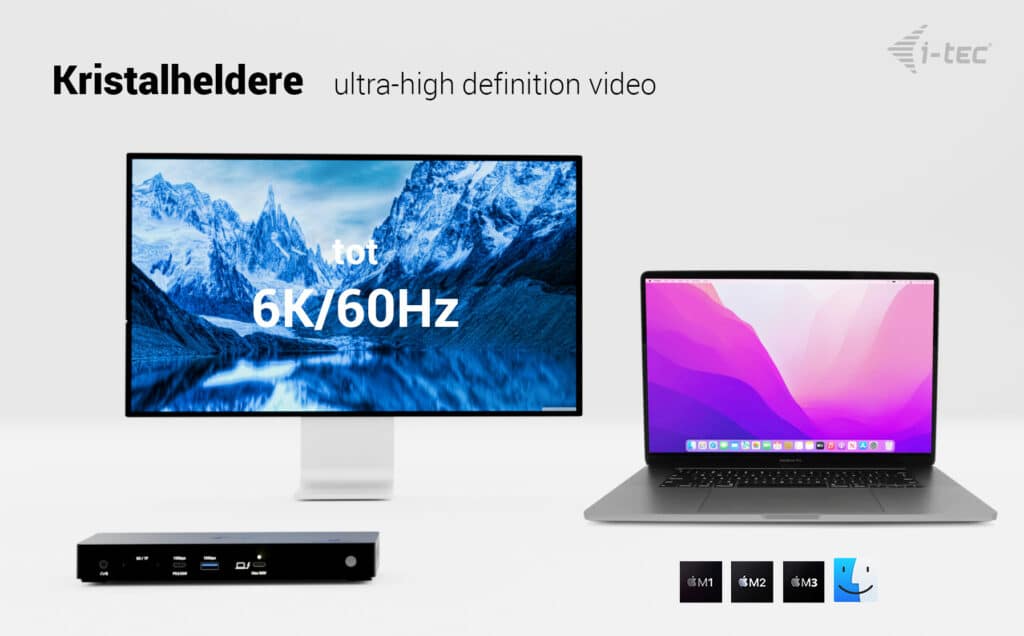 i-tec Thunderbolt4 Triple Display Docking Station + Power Delivery 96W - Afbeelding 7