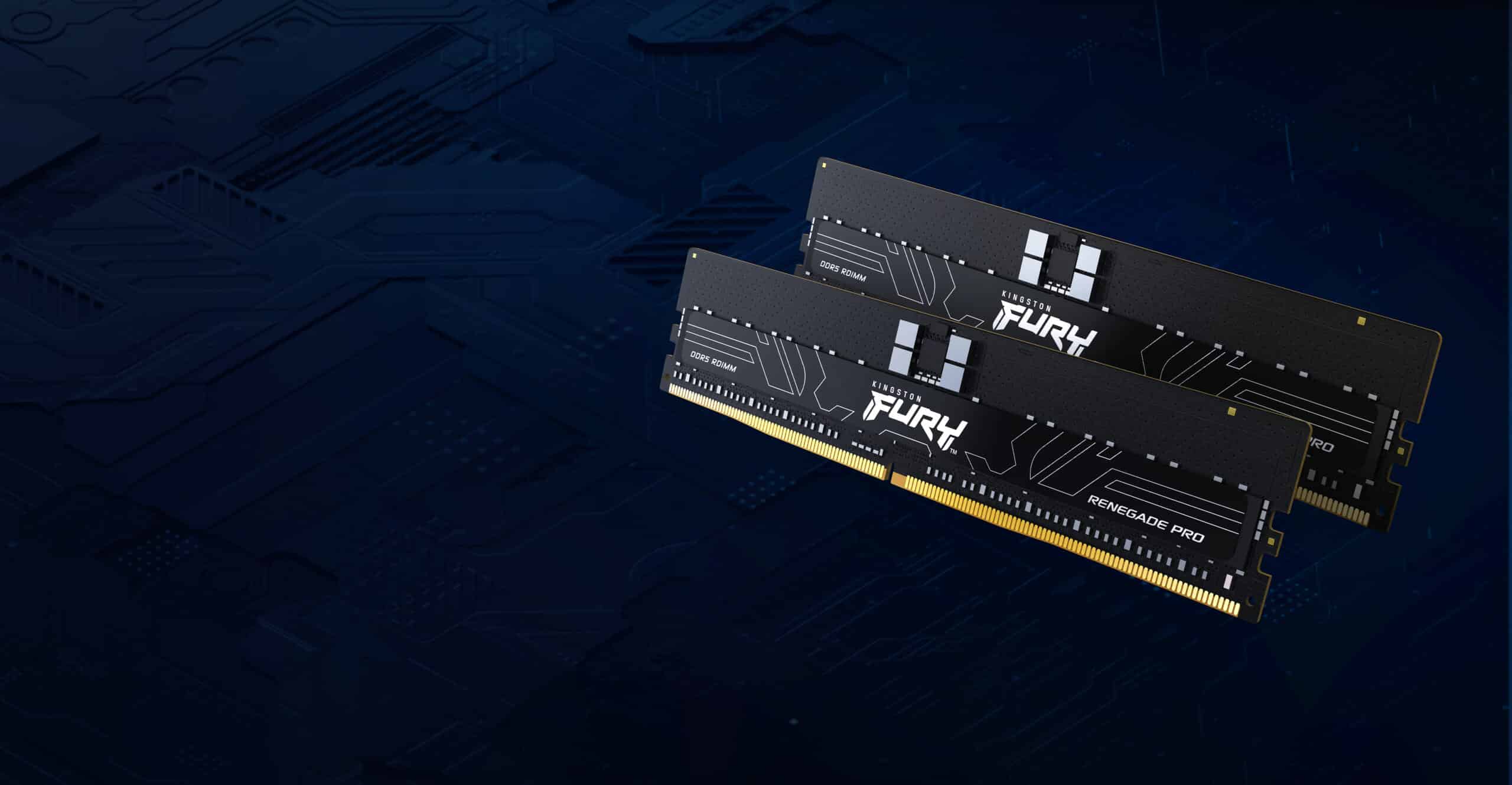 Kingston Technology FURY 64GB 7600MT/s DDR5 ECC Reg CL40 DIMM (Kit of 4) Renegade Pro Black - Afbeelding 7