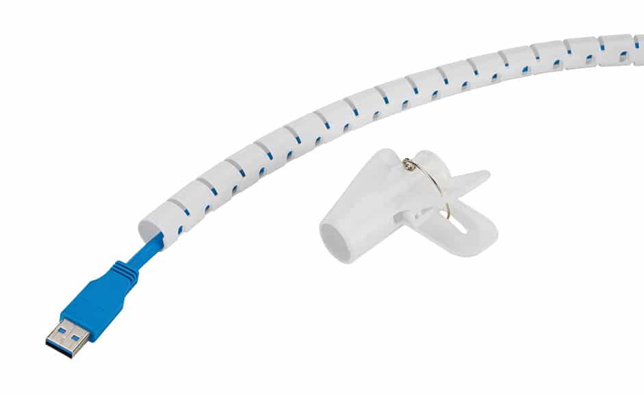 Neomounts ADS06-140WH Kabelspiraal - voor 1-3 kabels - universeel