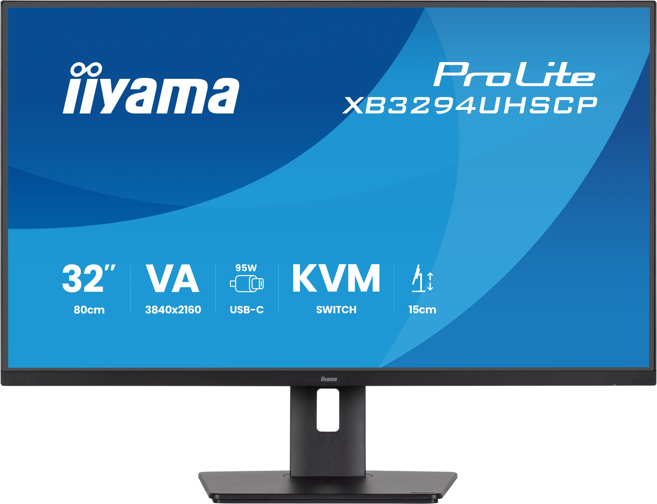 iiyama ProLite XB3294UHSCP-B1 computer monitor 80 cm (31.5") 3840 x 2160 Pixels 4K Ultra HD Zwart