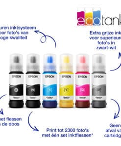 Epson EcoTank ET-8550 A3+ Wi-Fi-fotoprinter met inkttank - Afbeelding 4