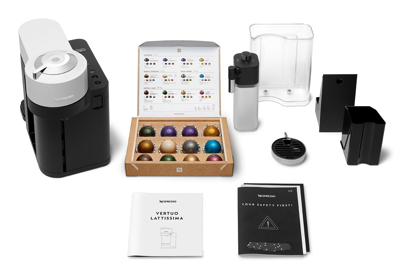 De’Longhi Lattissima One ENV300.W Volledig automatisch Koffiepadmachine 1,8 l - Afbeelding 3