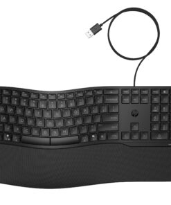 HP 485 CFT WD KBD toetsenbord Kantoor USB Zwart - Afbeelding 4