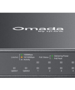 TP-Link Omada ES210GP netwerk-switch Managed L2 Gigabit Ethernet (10/100/1000) Power over Ethernet (PoE) DIN rail Zwart