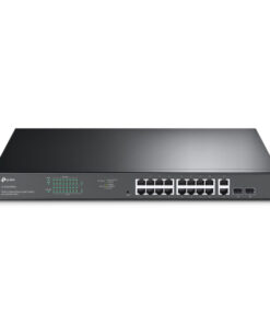 TP-Link TL-SG1218MPE Managed L2 Gigabit Ethernet (10/100/1000) Power over Ethernet (PoE) 1U Zwart