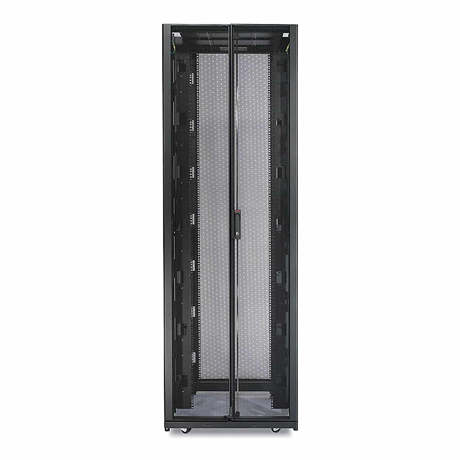 APC NetShelter SX 42U 750mm brede x 1070mm diepe behuizing met zijden, zwart - 907 kg Schokbestendige verpakking - Afbeelding 8