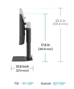 BenQ SW242Q computer monitor 61,2 cm (24.1") 2560 x 1600 Pixels WQXGA LED Zwart - Afbeelding 5