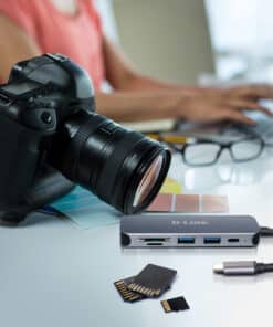 D-Link 5-in-1 USB-C Hub met kaartlezer DUB-2325 - Afbeelding 3