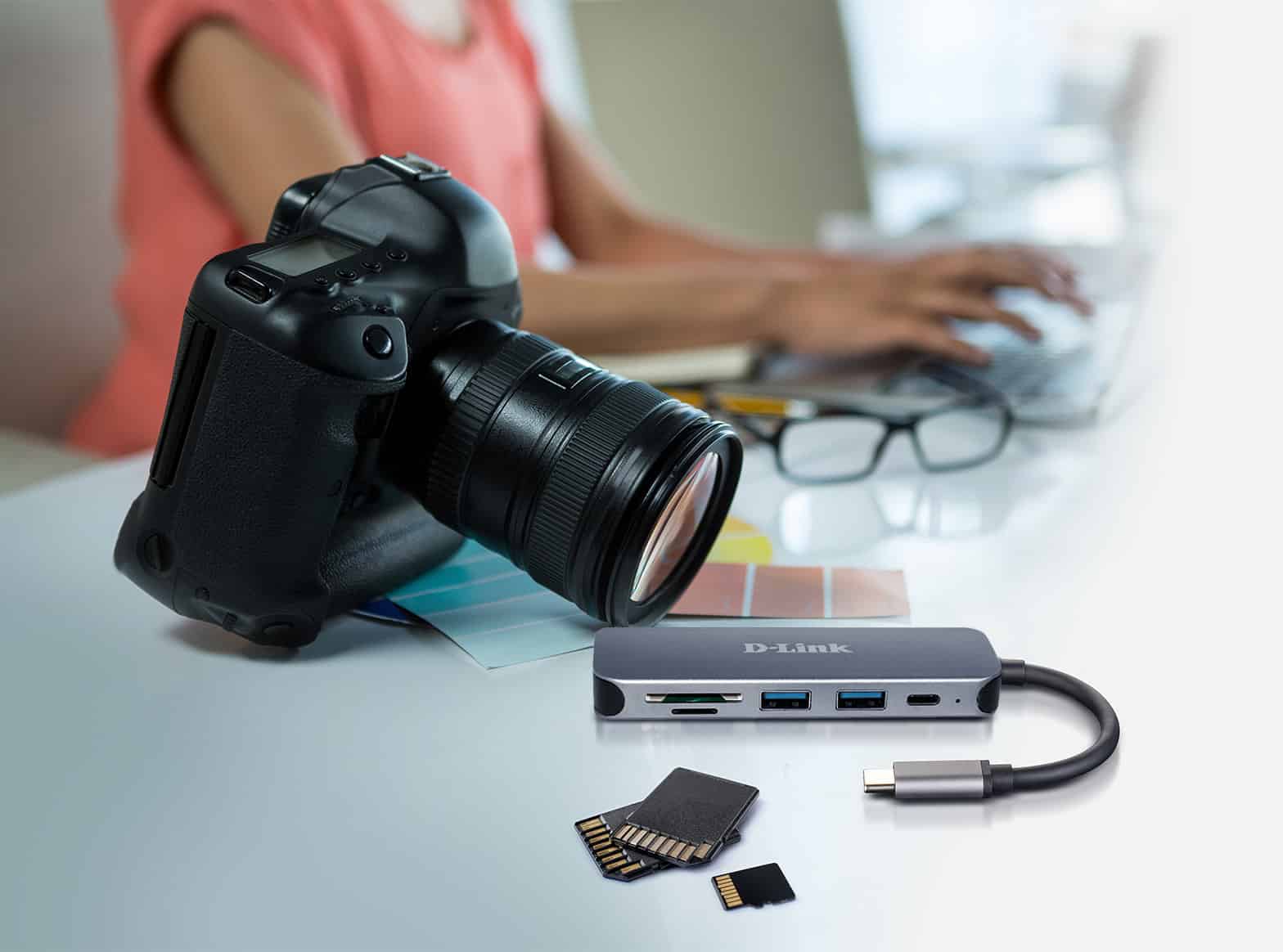 D-Link 5-in-1 USB-C Hub met kaartlezer DUB-2325 - Afbeelding 3