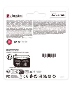 Kingston Technology 512GB microSDXC Canvas Select Plus Gen3 150MB/s A1 kaart + adapter - Afbeelding 6