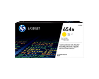 HP 654A originele gele LaserJet tonercartridge - Afbeelding 2