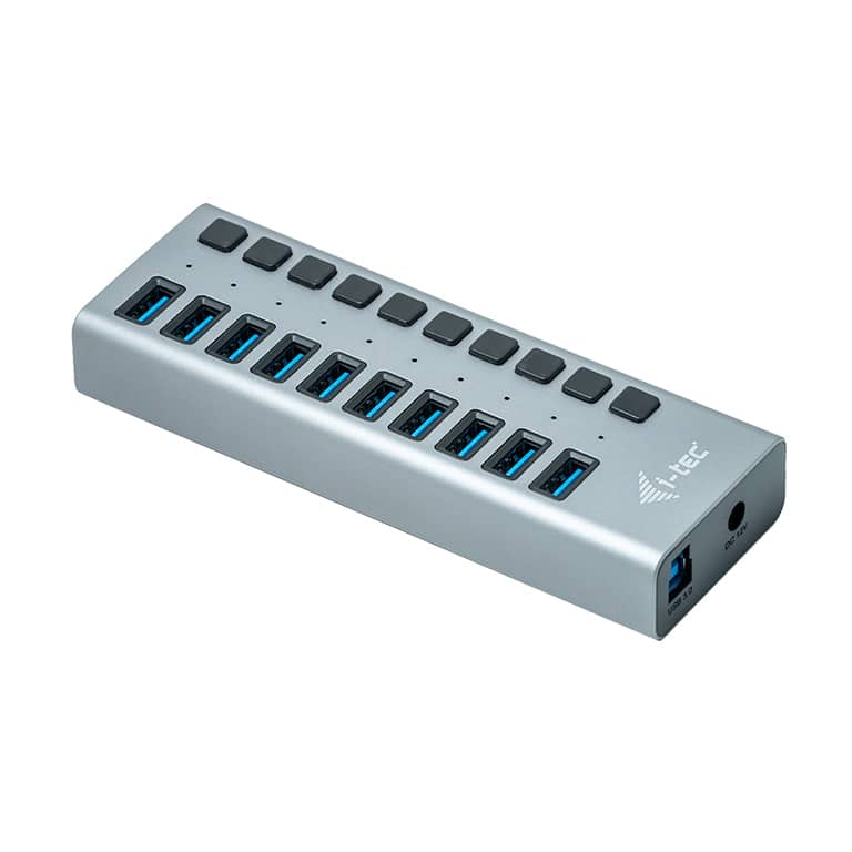 i-tec USB 3.0 Charging HUB 10 port + Power Adapter 48 W - Afbeelding 3