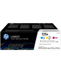 HP 125A originele cyaan/magenta/gele LaserJet tonercartridge, 3-pack