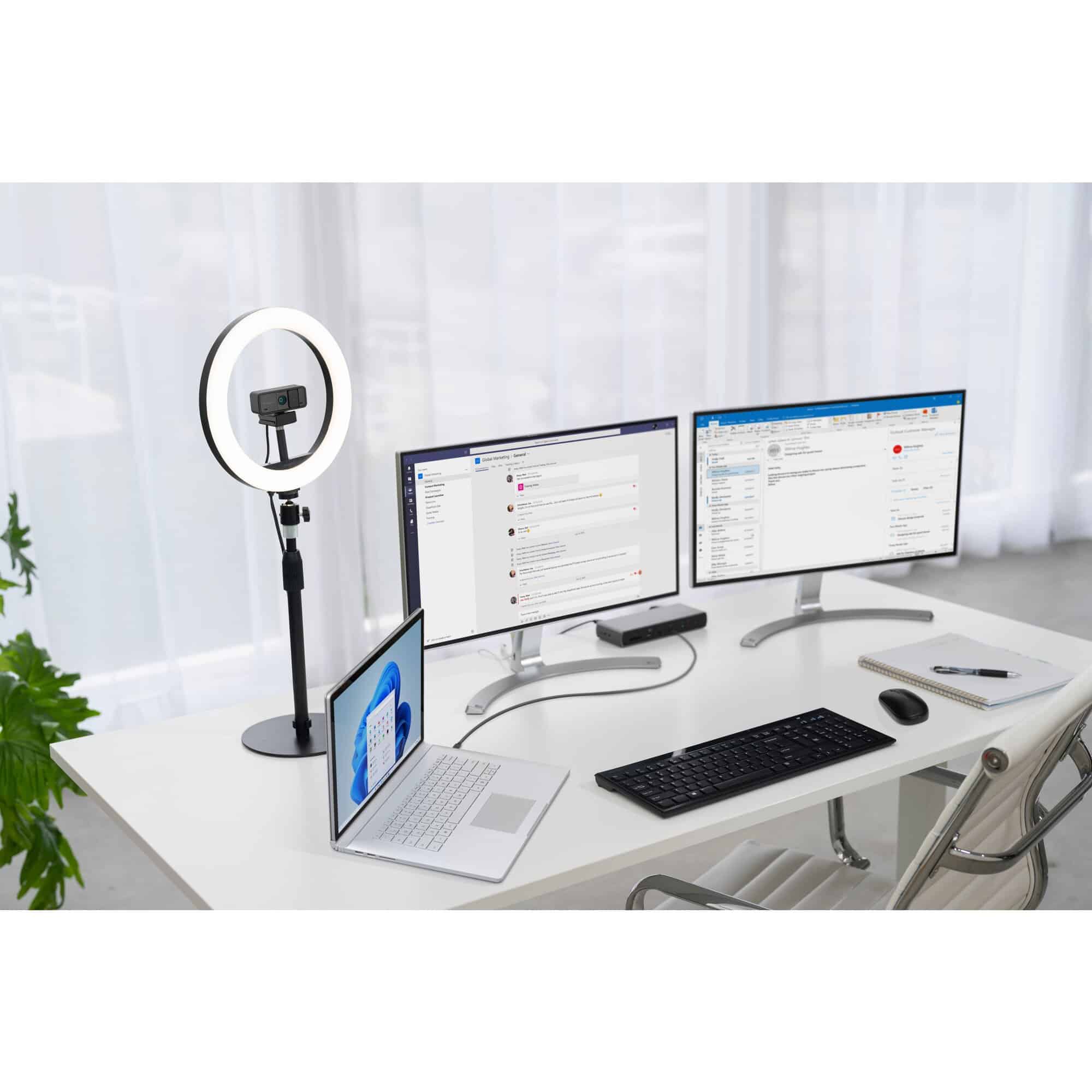 Kensington W1050 1080p Fixed Focus Wide Angle Webcam - Afbeelding 2
