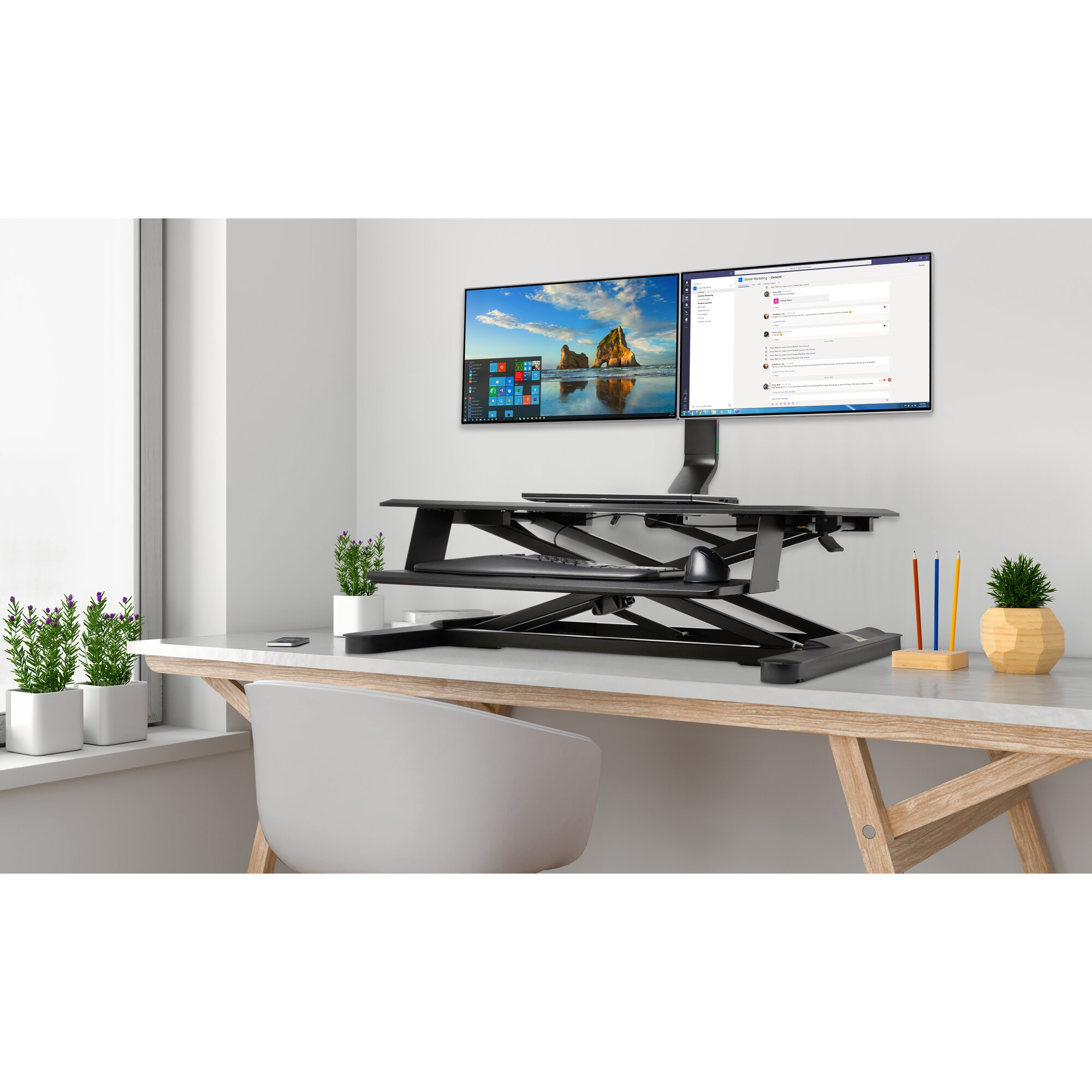 Kensington SmartFit Space-Saving Dual Monitor Arm - Afbeelding 7