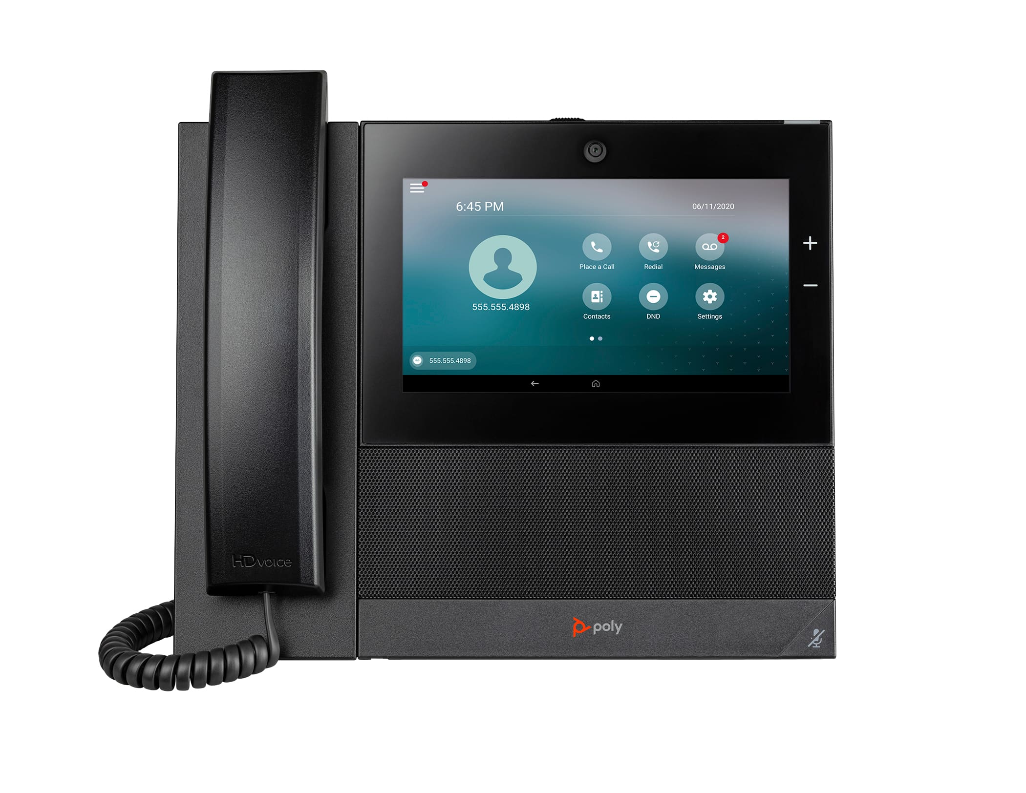 HP Poly CCX 700 Business Media Phone met ondersteuning voor Open SIP en PoE