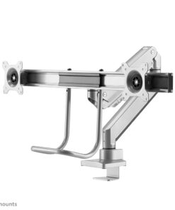 Neomounts NM-D775DXSILVER Monitorarm 10-32" - gasveer - Topfix - 180°-stop - Afbeelding 6