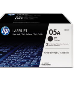 HP 05A originele zwarte LaserJet tonercartridge, 2-pack