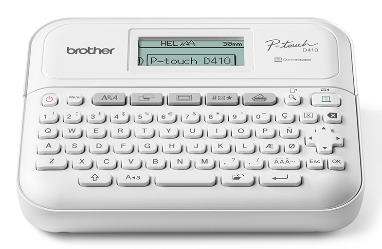 Brother PT-D410VP labelprinter ZINK (Zero-Ink) 180 x 180 DPI Bedraad TZe QWERTY