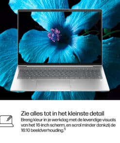 HP EliteBook 6 G1i 16 (AI PC) UMA Ultra5 225U 16.0 WUXGA UWVA 300 5MP IR 60Hz bnt Panel 16GB (1x16GB) DDR5 5600 SODIMM512GB PCIe NVMe Value W11p64 QWERTZ Laptop - Afbeelding 6