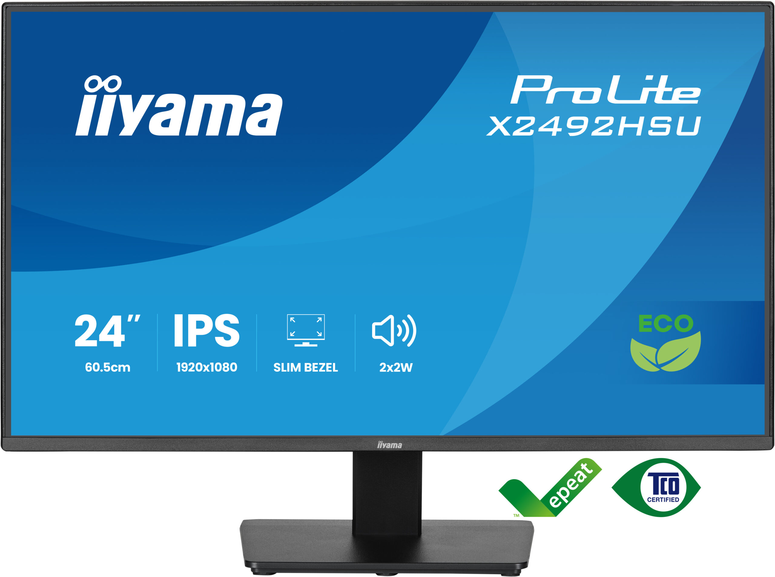 iiyama ProLite X2492HSU-B1 computer monitor 60,5 cm (23.8") 1920 x 1080 Pixels Full HD LED Zwart - Afbeelding 2