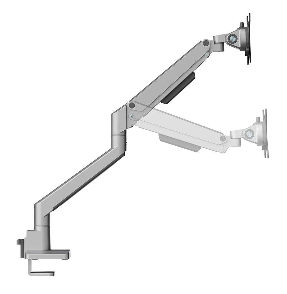 Neomounts DS70-250SL1 Desk monitor arm, Clamp/Grommet, 9 kg, 17" - 35", Silver - Afbeelding 3