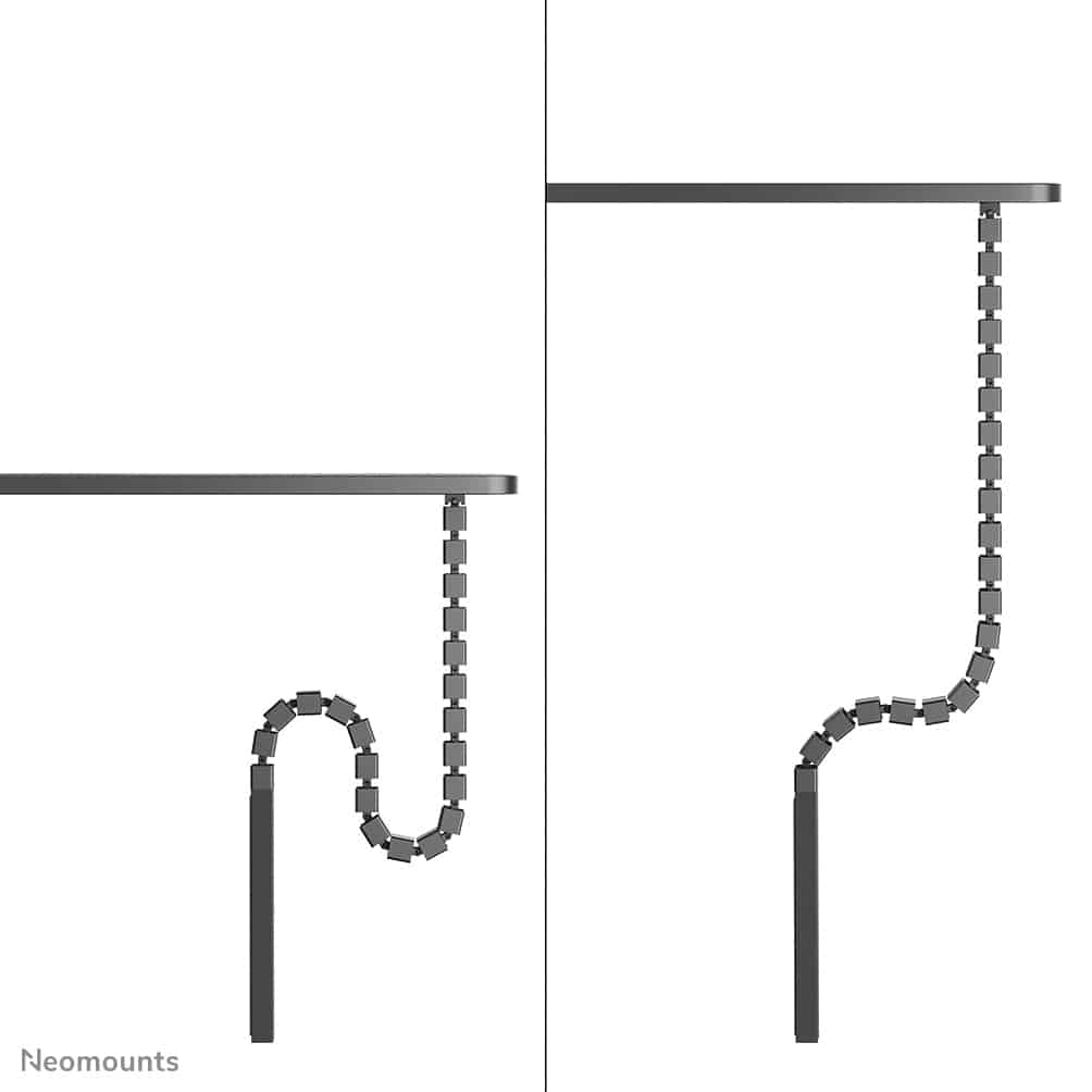 Neomounts ADS06-133BL Kabelgeleider - schroefbevestiging - universeel